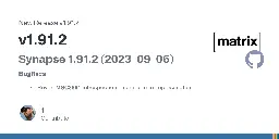 Release v1.91.2 · matrix-org/synapse
