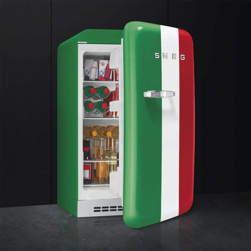SMEG Italian flag fridge.