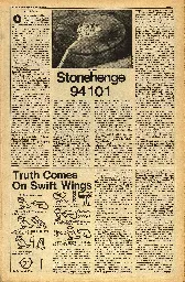 The Truth Comes on Swift Wings